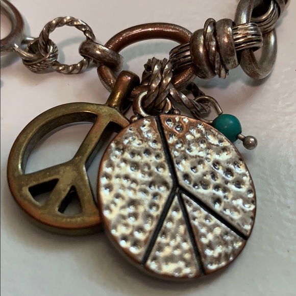 Lucky Brand Dangle Peace Bracelet - Picture 3 of 4